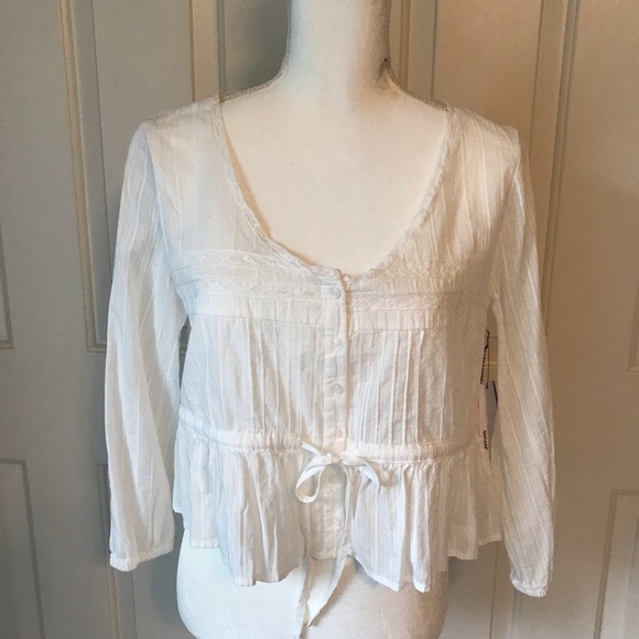 Garage Peplum Boho Style Top - Picture 1 of 3